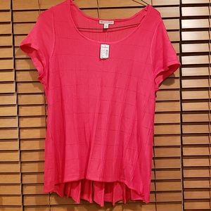 NWT Established wild Orchid shirt top